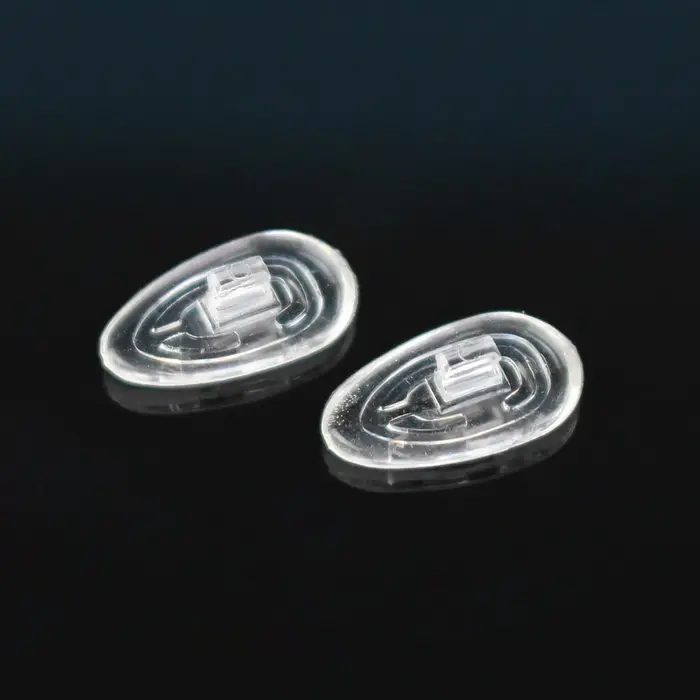 500 pièces Push In Type livraison gratuite en gros lunettes lunettes plaquettes nasales en Silicone 