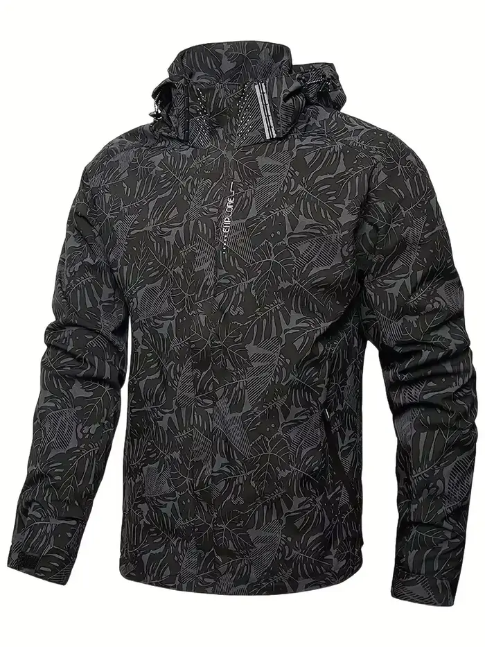 Veste coupe-vent imprimée tendance pour homme, nouvelle collection printemps-automne 2026, décontrac