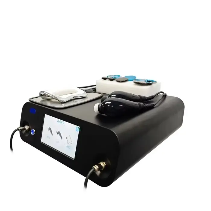 448Khz INDIBA Tecar CET RET soulagement de la douleur Machine de physiothérapie diathermie corps faç