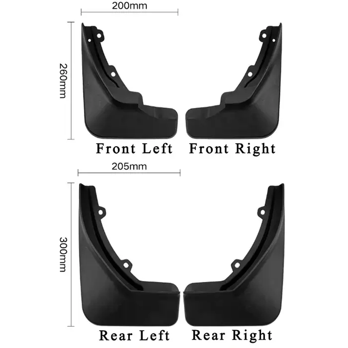 Pour SEAT Ateca KH7 2017 2018 2019 2020 2021 2022 2023 2024 4 pièces garde-boue de voiture garde-bou
