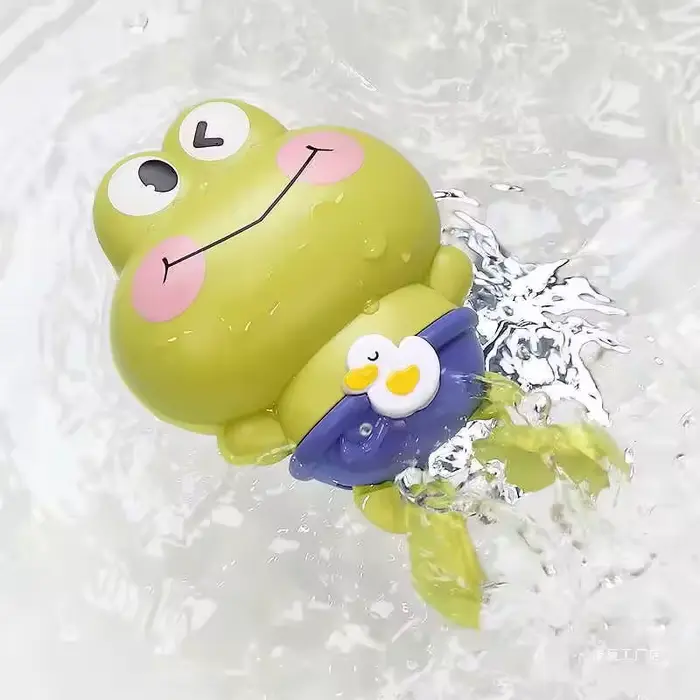 Jouets de bain de grenouille de natation à remonter pour les tout-petits, jouet d'eau Montessori ABS