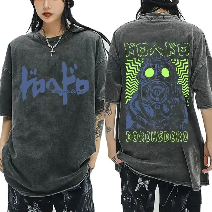 Nouveauté hommes vêtements t-shirt Homme graphique T-Shirts hommes t-shirt japonais Anime Dorohedoro