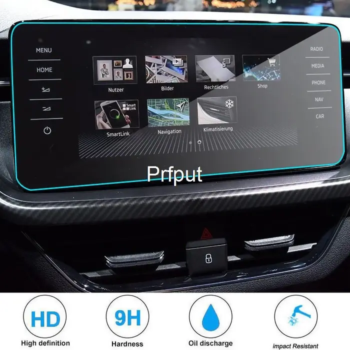 Protecteur d'écran pour Skoda Scala Amundsen 2019 2020/Kamiq 2020, 9.2 pouces, Center de Navigation 