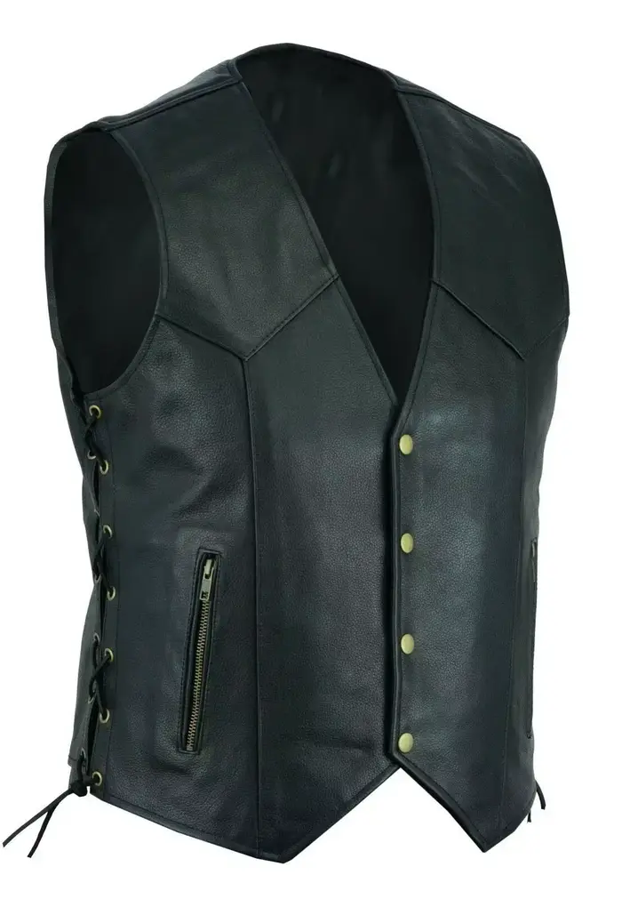 Gilet en cuir Punk mode manteau décontracté moto