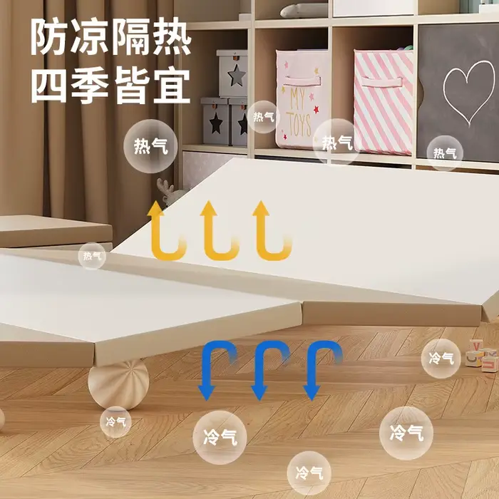 Polymère de sol pliable pour bébé, beurre épais pour bébé, salon, maison, polymère de jeu pour enfan