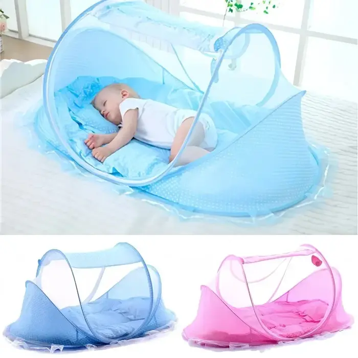 Lit de bébé filet de berceau portable pliable moustiquaire tente couchage nouveau-né sécurité confort chambre enfant voyage
