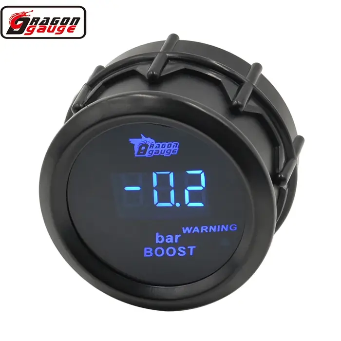 Jauge numérique multifonction Dragon 52 mm pour modification automobile : température de l'eau, temp