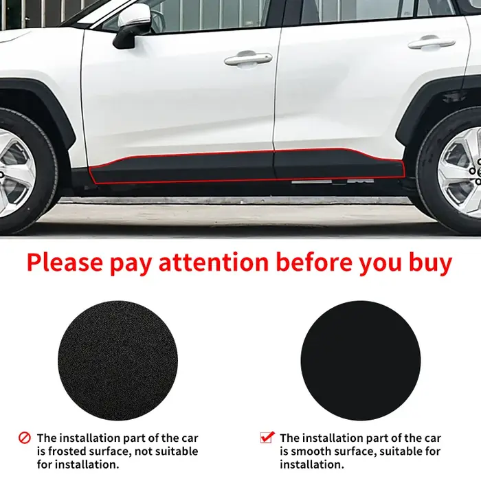 Pour Toyota RAV4 2019 2020 2021 2022 2023 : Kit de modification et de protection des plaques décorat