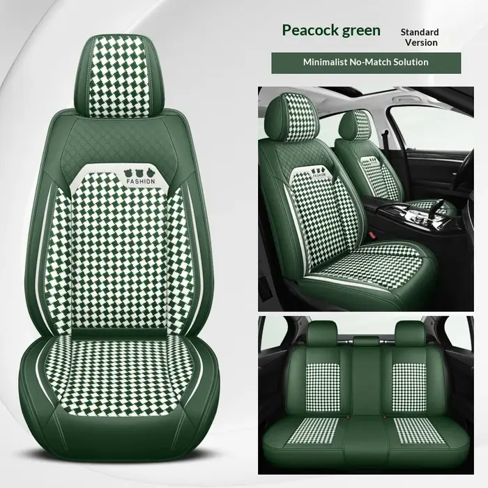 Housses de siège de voiture, housses de siège universelles pour véhicules cinq places, design élégan
