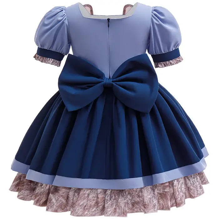 Robe de policier Judy Bunny pour filles, Costume de lapin Disney Zootopia 2 pour enfants, robe de Co