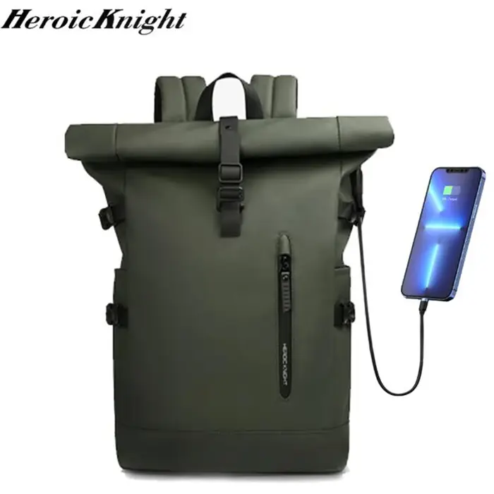 Heroic Knight – sac à dos pour hommes et femmes, sac de voyage enroulable pour l'extérieur, extensib