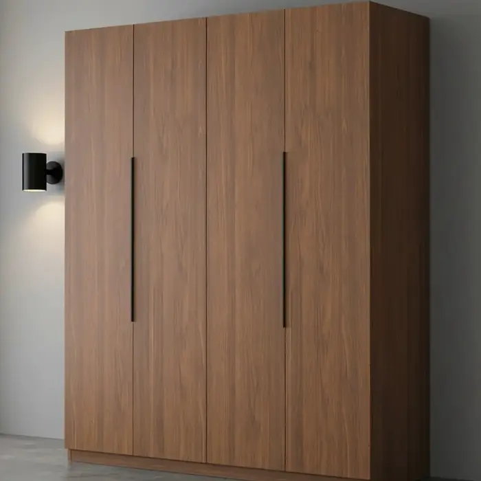 Armoires d'angle en bois massif avec portes de placard système de rangement de luxe pour chambre à coucher meubles modernes pour rangement optimal et élégance