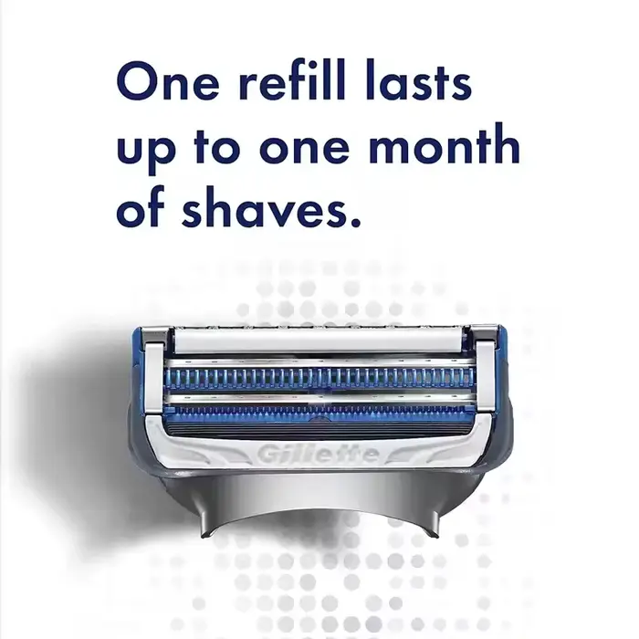 Lames de rasoir Gillette SkinGuard pour hommes, recharge de 2 lames pour peaux sensibles, têtes de r