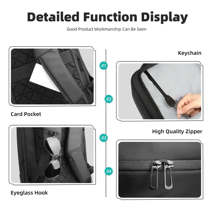 Heroic Knight-Sac à dos de voyage d'affaires pour homme, grande capacité, sac de travail pour ordina