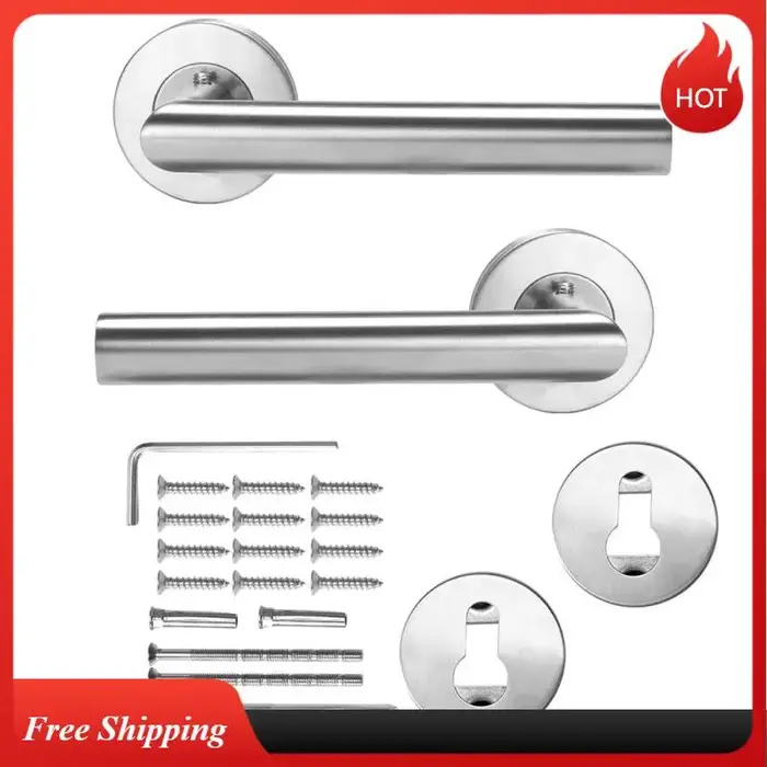 Poignée de porte coulissante moderne élégante pour chambres à coucher et salles de bains accessoires ménagers robustes et durables