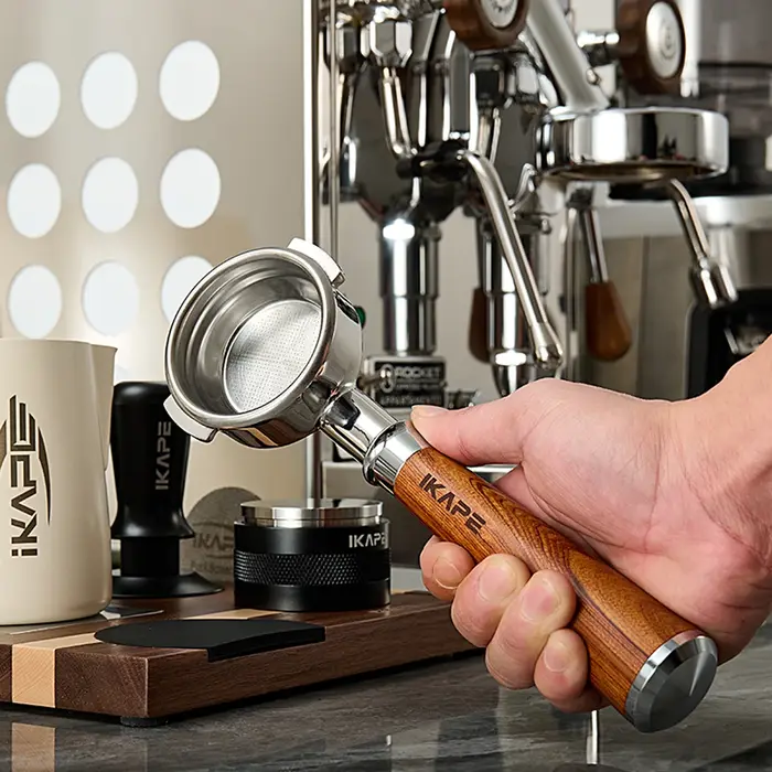 IKAPE – porte-filtre sans fond, pour Delonghi/Barsetto/Berivlle/Lamarzocco/Welhome/Flair58/ECM/Lelit