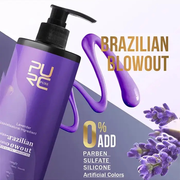 KerBrian-Traitement lissant pour cheveux bouclés et crépus, Produits de salon brésiliens, Soin lissa