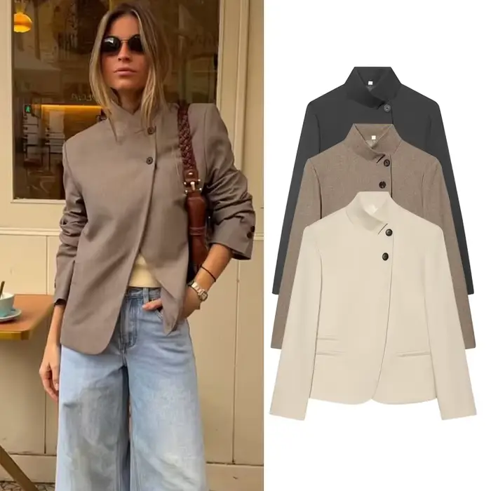 Blazers et Blouses Printemps Femme 2026 Nouvelle Collection – Vestes Élégantes pour Jeunes Femmes