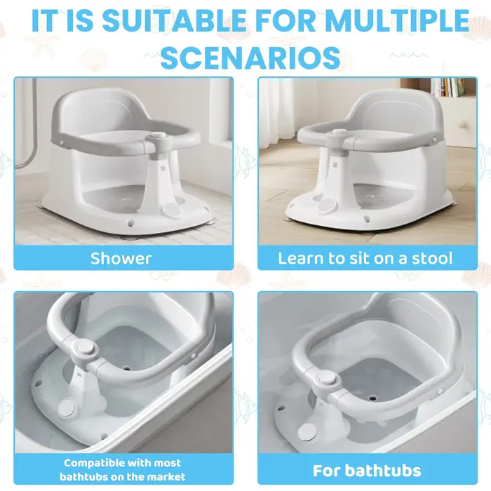 Aide au bain, stabilité, bain, spa, heure du bain, outils d'aide, soutien pour le bain du bébé, aide