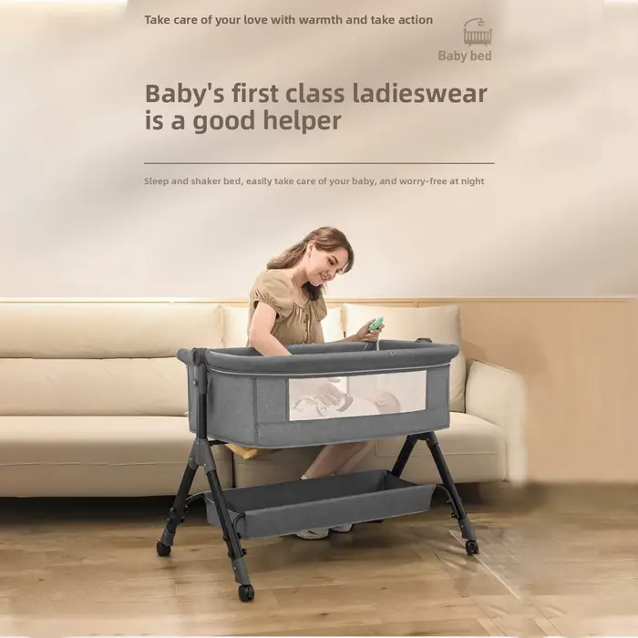Lit à bascule pour bébé, berceaux pour bébé, berceau pour bébé, lit de voyage portable pour bébé, be