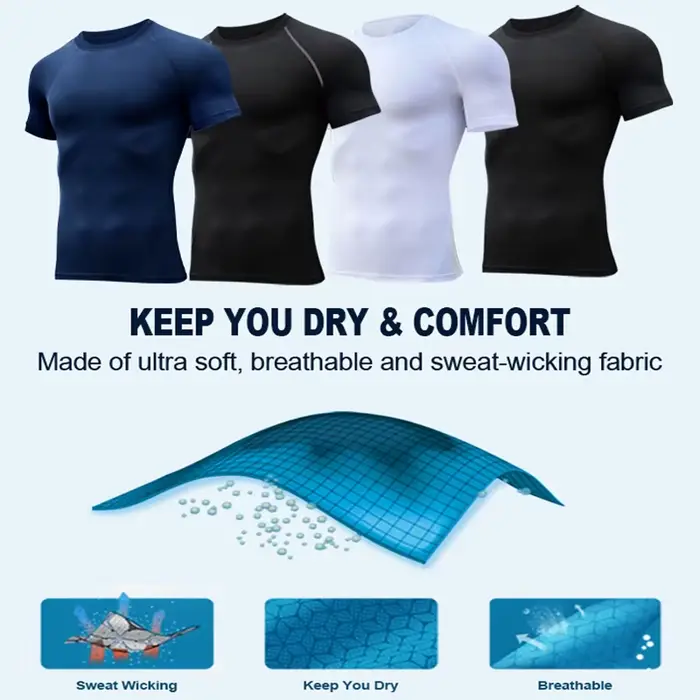 Chemises de Compression imprimées araignée pour hommes, t-shirt d'été à manches courtes, protection 