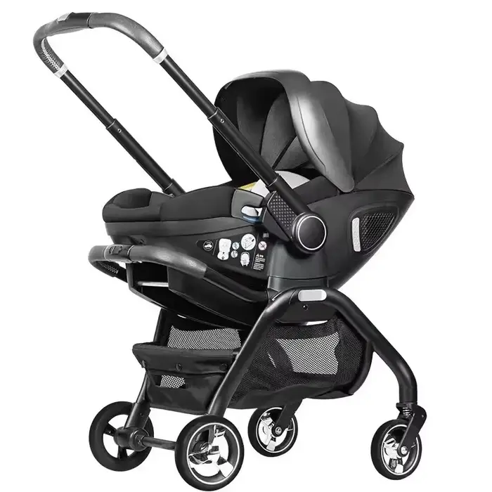 STOCK ue 3IN1 bébé poussette Portable enfant siège de voiture de luxe pliable multi-fonctionnel land