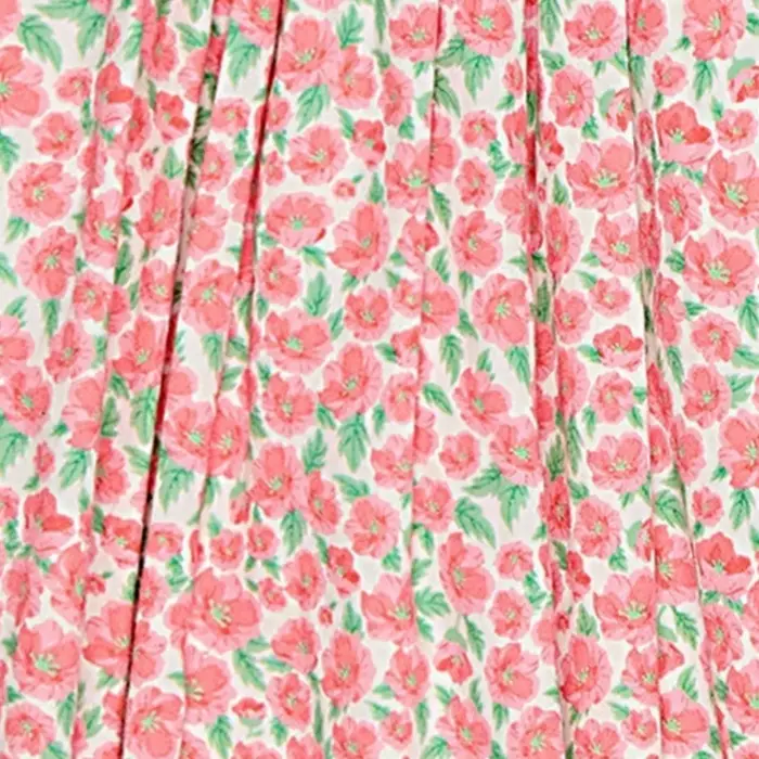 Robe d'été pour fille, style vintage, rouge, à fleurs, brodée, smockée, manches courtes, vêtements d