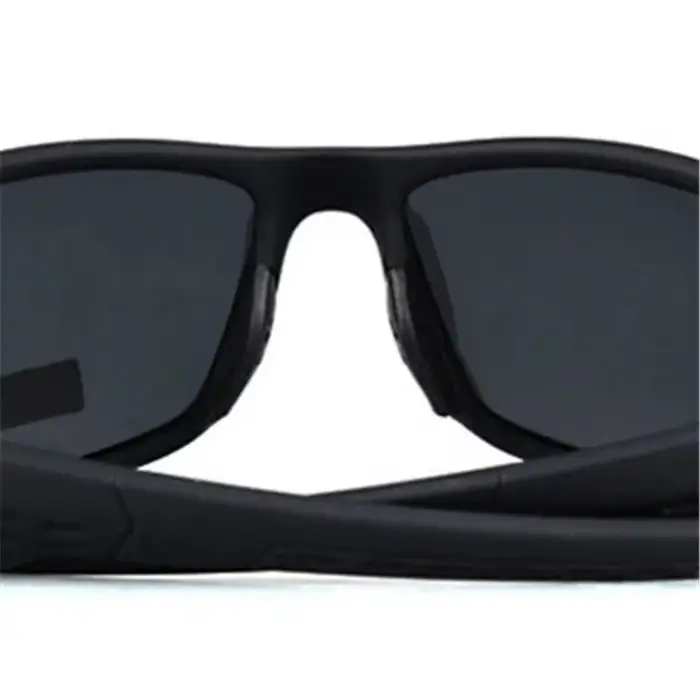 Lunettes de soleil polarisées à monture noire pour hommes et femmes, lunettes de conduite en argile,