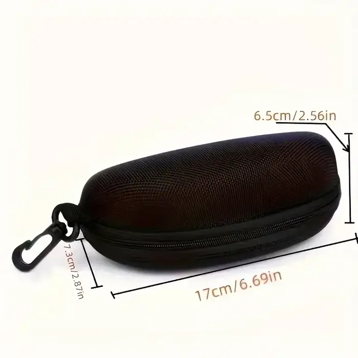 Boîte de protection de lunettes de soleil à fermeture éclair Portable, 5 paquets, étui à lunettes, b