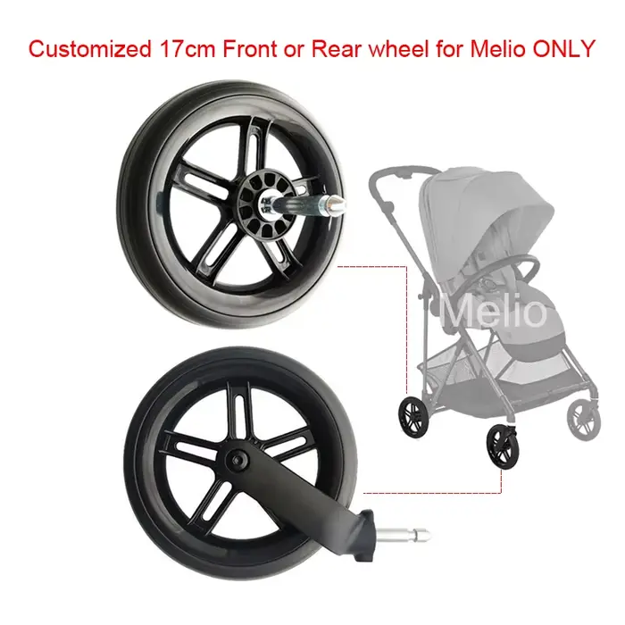 Roue avant ou arriere melio 17cm pour buggy cybex melio serie 2 3 carbon pro confortable et stabilise vos sorties familiales sur tous les terrains