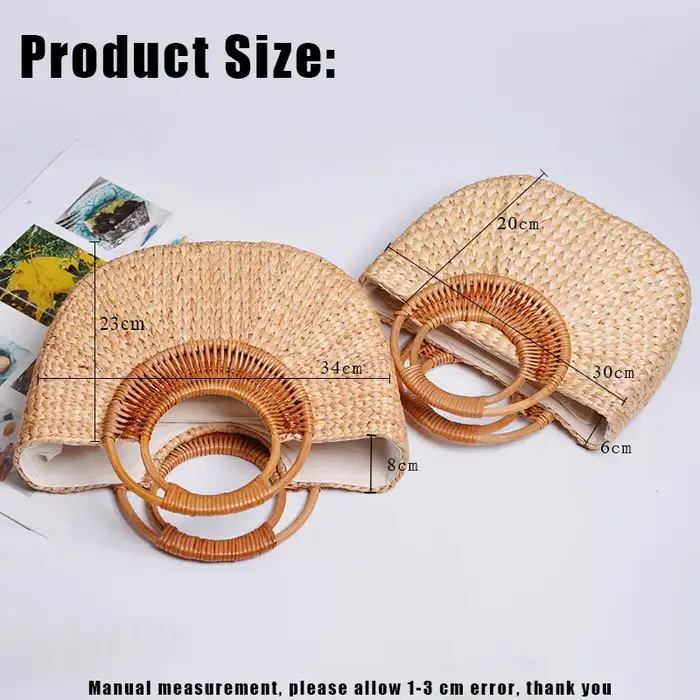 YoReAi-Sac de plage en paille tissé pour femme, élégant, style bohème, grand fourre-tout, sac à main
