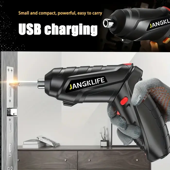 JANGKLIFE tournevis électrique batterie tournevis sans fil Rechargeable puissant Impact tournevis sa