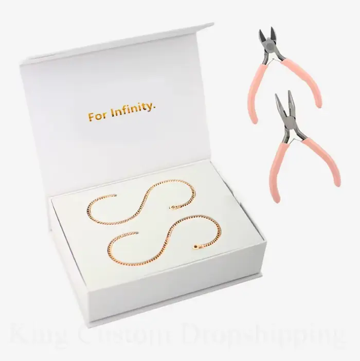 2025 Nouveau Bracelet éternel permanent Bijoux de couple Faites-le vous-même Kit de bracelets de mod