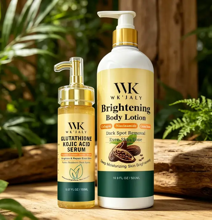 Kit de soin éclaircissant pour la peau WK JALY