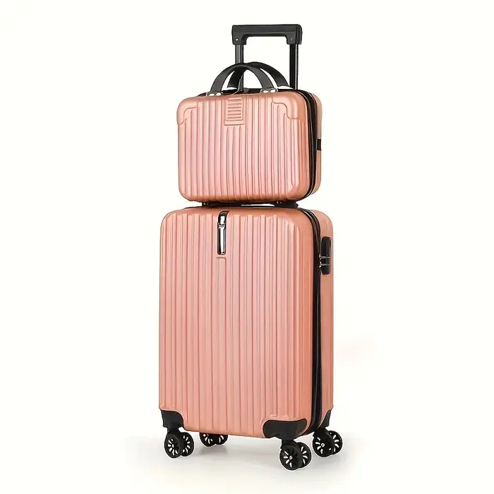 Ensemble de bagages 2 pièces comprenant un sac de voyage cabine, une valise de 20 pouces et un sac à