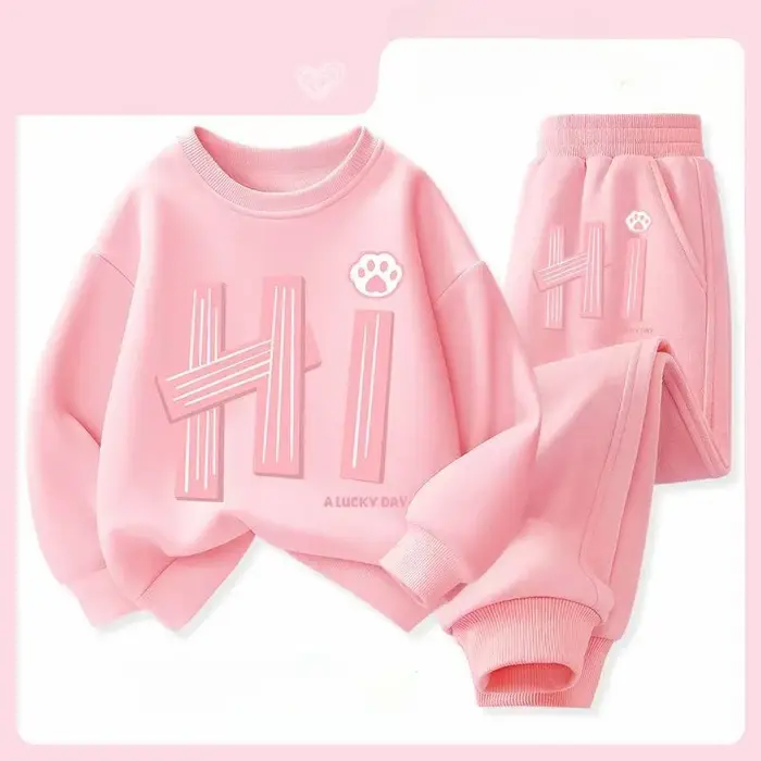 Ensemble bébé garçon automne T-shirt pantalon imprimé mode 2 pièces tenue décontractée survêtement