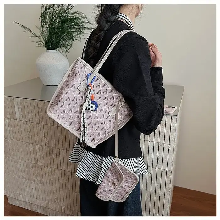 Sac fourre-tout grande capacité pour femme 2026 – Nouveau sac à bandoulière décontracté et rétro, po