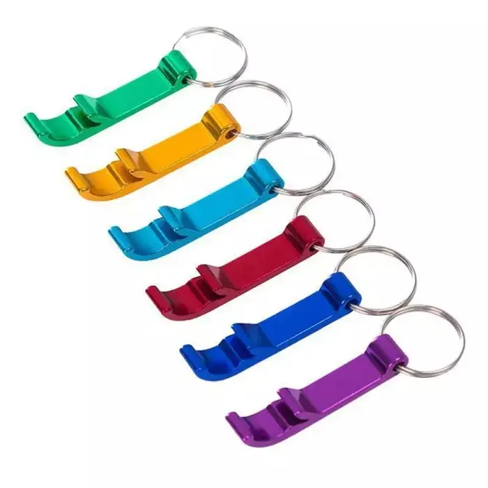 Ouvre-bouteille de bière portable en aluminium