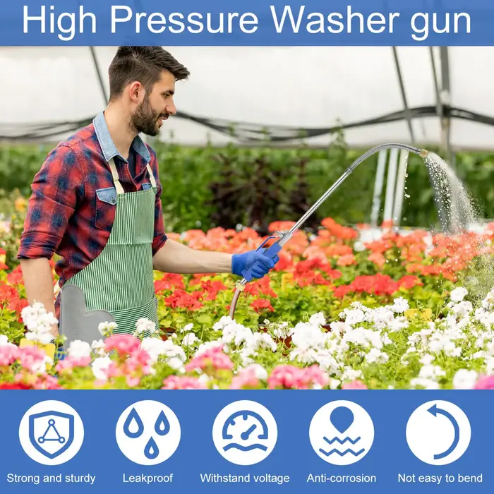 Buse de lavage à haute pression, buse de Jet, laveuse électrique Portable avec 2 buses, outil de pul