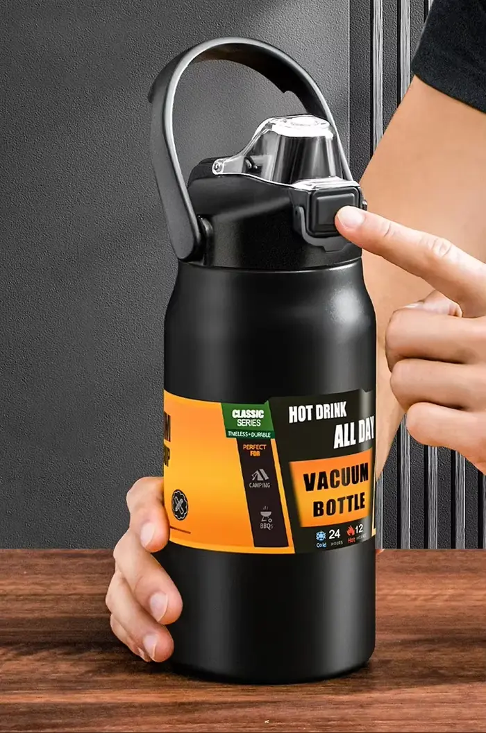 Thermos d'extérieur Portable en acier inoxydable 304, tasse thermique, flacons sous vide, bouteille 