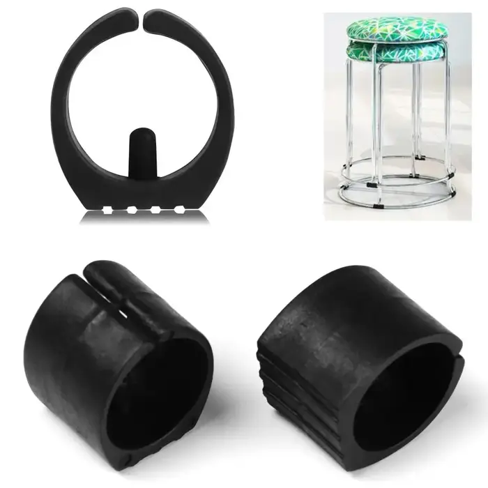 Pied de chaise en forme de U, anti-inclinaison avant, sol foetal, capuchons de tube, amortisseur de 
