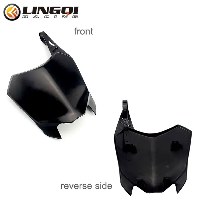 LING QI Pit Dirt Bike plaque d'immatriculation avant moto CRF 110 masque de carénage couvercle de co