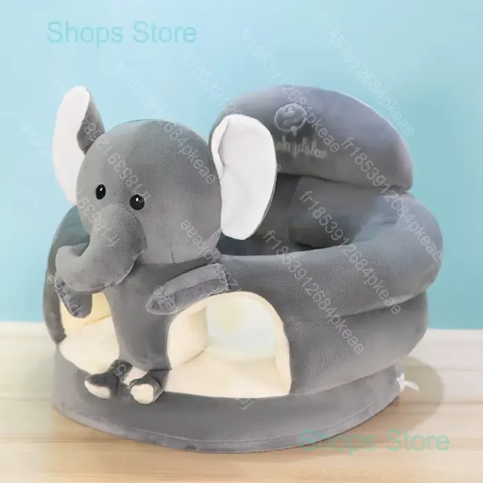 Housse de siège de soutien pour bébé en peluche, confortable, pour l'apprentissage de la position as