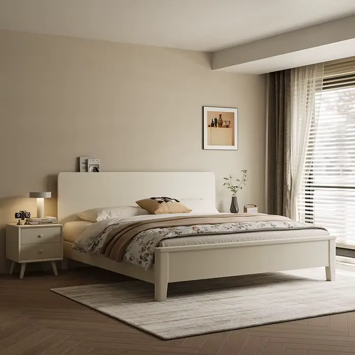 Tête de lit de luxe sans os pour chambre à coucher et salon, barrière de lit efficace pour adultes, cadre de sommeil élégant et durable pour couple