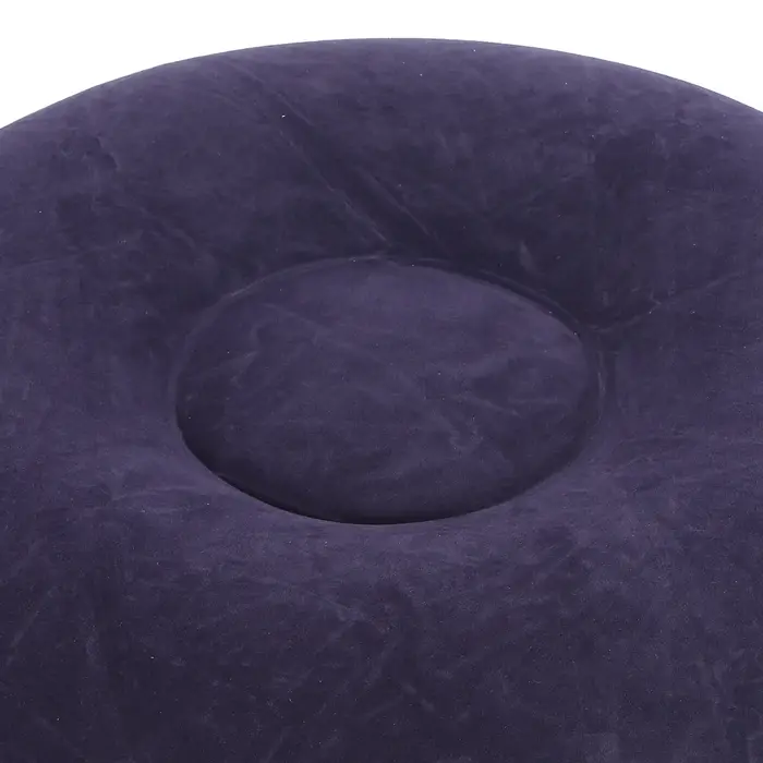 Chaise de camping gonflable portable avec repose-pieds, tabouret de flocage, extérieur, maison, bure