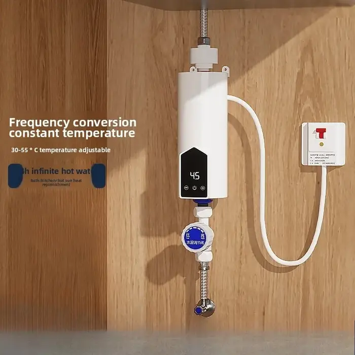 Chauffe-eau instantané 220V 3000W-5500W, chauffage électrique Portable pour salle de bains, douche d
