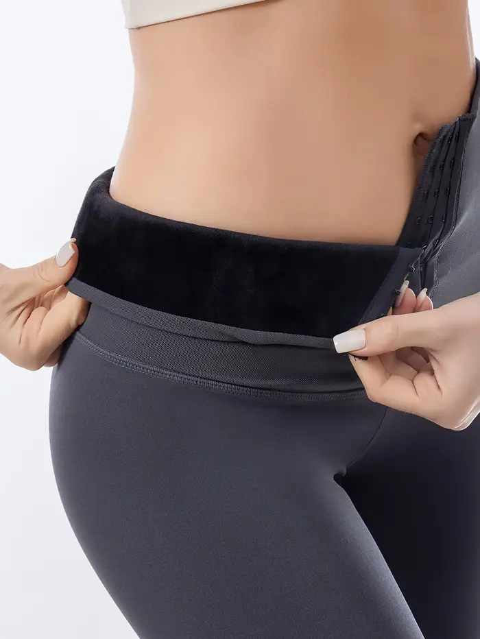 Leggings de taille à ceinture croisée en velours pour femmes portant automne et hiver taille haute v