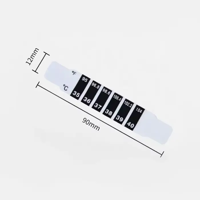 10/20 pièces front tête bande thermomètre eau lait thermomètre fièvre corps bébé enfant enfant Test 