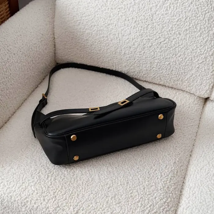 Sacs fourre-tout à boucle de ceinture 2026 pour femmes, en cuir de vachette, sacs hobo de luxe de cr