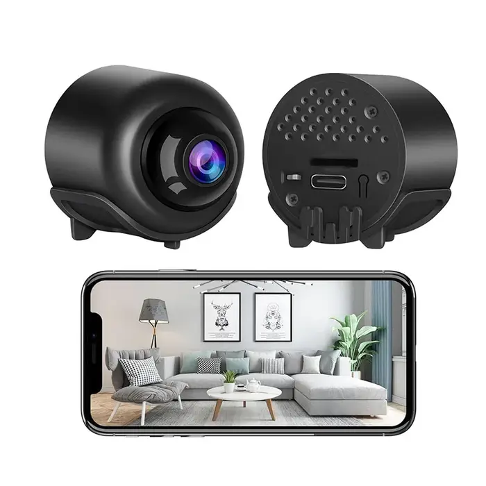 Caméra surveillance bébé WiFi 1080P HD - Moniteur vision nocturne intérieur - Caméra IP audio vidéo
